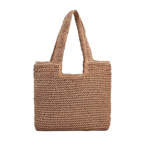 Eachever Handbags - ✨NWOT Stylish Tan Woven Tote Bag